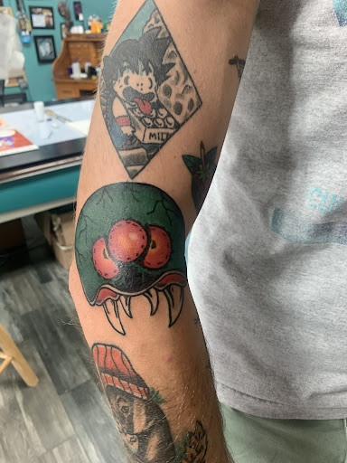 Explore one line tattoo ideas, creative tattoo ideas in Kansas City, available at Working Class Tattoo