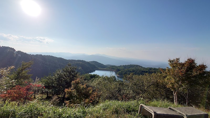 夕日を望む丘