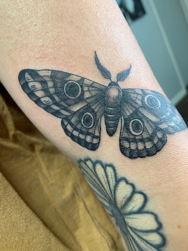 Explore male shoulder tattoo ideas, creative tattoo ideas in Mesa, available at Sea of Ink Tattoo Studio