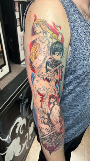 Explore small angel tattoo ideas, creative tattoo ideas in Jefferson, available at Slammin Ink Tattoo