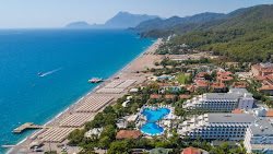 Foto van Tekirova Beach met recht en lang