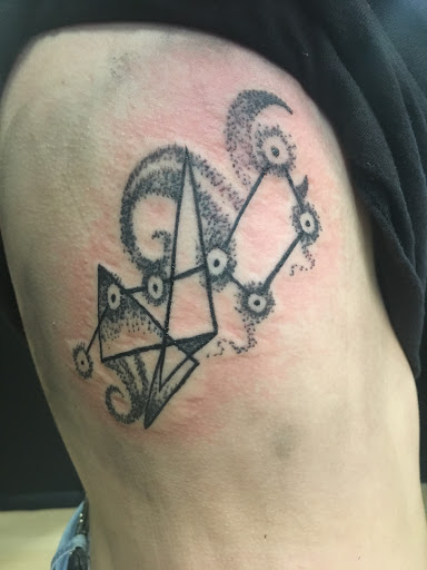 Explore thoth tattoo ideas, creative tattoo ideas in Milford, available at Golden Hammer Tattoo Studios