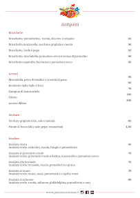 Pizzeria Terrarossa à Conversano menu