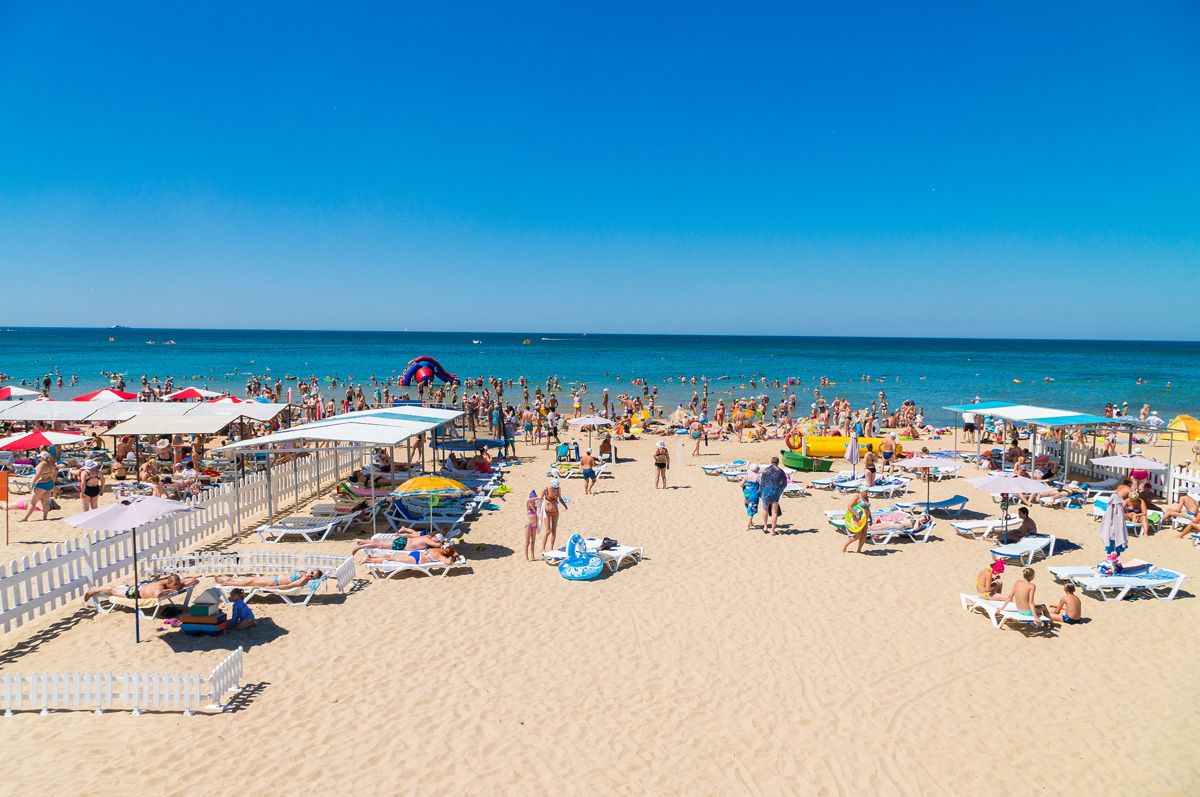 Foto av Plyazh Anapa med fin beige sand yta