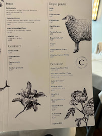 Menu / carte de Osteria Le Cesarine à Fano