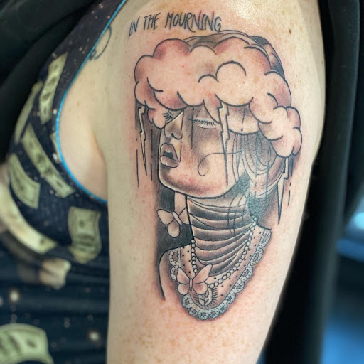 Explore travel tattoo ideas female, creative tattoo ideas in Niles, available at 3 Shades of Black Tattoo Studio