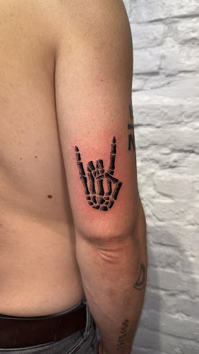 Explore wine tattoo ideas, creative tattoo ideas in New York, available at In Due Time Tattoo