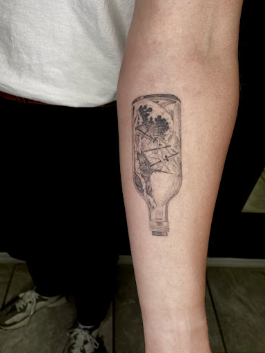 Explore maple leaf tattoo ideas, creative tattoo ideas in New York, available at UPLIFT TATTOO & PIERCING NYC