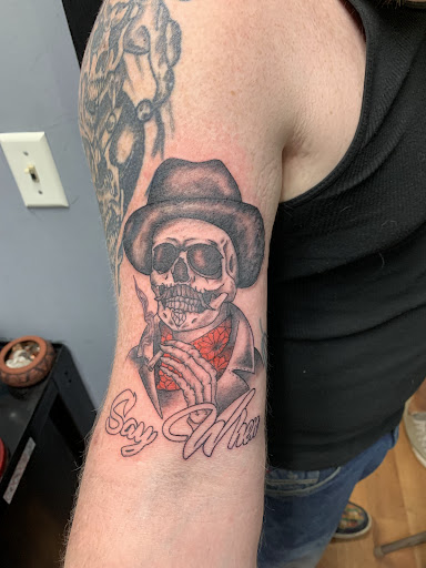 Explore witchy tattoo ideas, creative tattoo ideas in Kirksville, available at Bedford Legacy Tattoo and Body Piercing