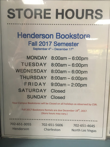 Book Store «Henderson Bookstore», reviews and photos, 700 College Dr, Henderson, NV 89002, USA