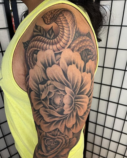 Explore dodger tattoos ideas, creative tattoo ideas in Kenosha, available at Kenosha Tattoo Company