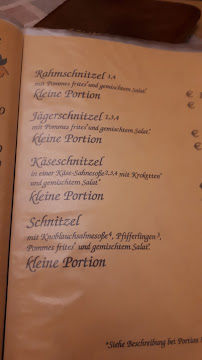 Gasthaus Zur Krone à Rülzheim carte