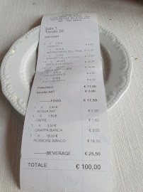 Menu / carte de Ristorante L'Arsella à Marina di Pisa