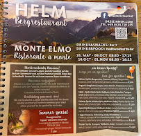 Helmrestaurant à Sexten menu
