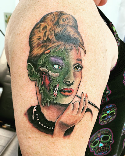 Explore small medium tattoo ideas, creative tattoo ideas in Cocoa, available at Rorschach Tattoo Shop and Piercing Studio