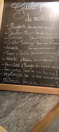 Menu du GUSTO à Matera