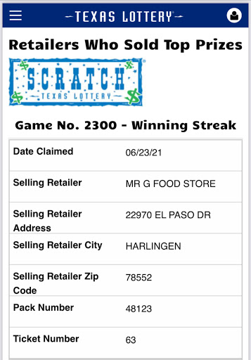 Grocery Store «Mr G Food Store», reviews and photos, 22970 El Paso Dr, Harlingen, TX 78552, USA