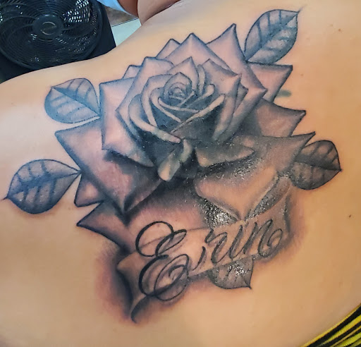 Explore simple dog tattoo ideas, creative tattoo ideas in Bakersfield, available at Monster Ink