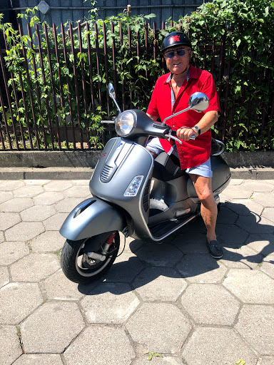 Moped scooter service.