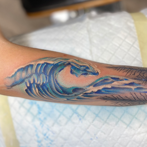 Explore cover up ideas for big tattoos, creative tattoo ideas in Logan, available at COLLECTIVE STUDIO HOUSE OF MANA INK