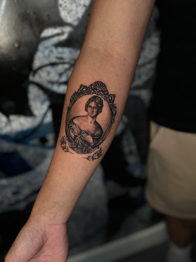 Explore american traditional elbow tattoo ideas, creative tattoo ideas in San Antonio, available at Ink & Iron Tattoos & Piercings