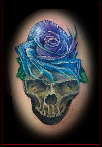 Explore side head tattoo ideas, creative tattoo ideas in Omaha, available at Eternal Tattoo & Body Piercing - Omaha