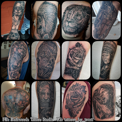 Explore qr code tattoo ideas, creative tattoo ideas in Lakeview, available at Backwoods Tattoo Studio