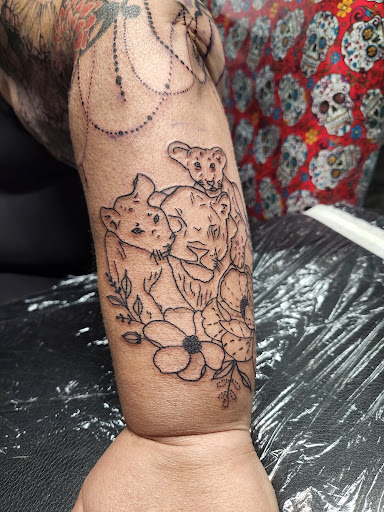 Explore mens daughter tattoo ideas, creative tattoo ideas in Spokane, available at PNW Tattoo