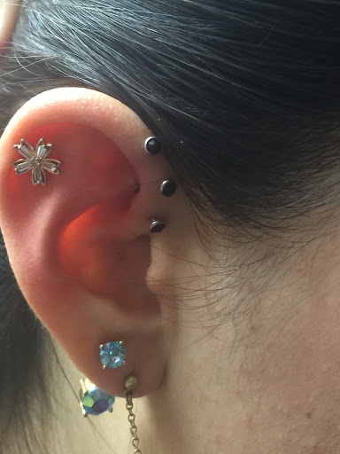 Explore flower tattoo sleeve ideas, creative tattoo ideas in San Diego, available at Body Art Salon