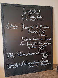 Le Galet d'Or à Mureils menu