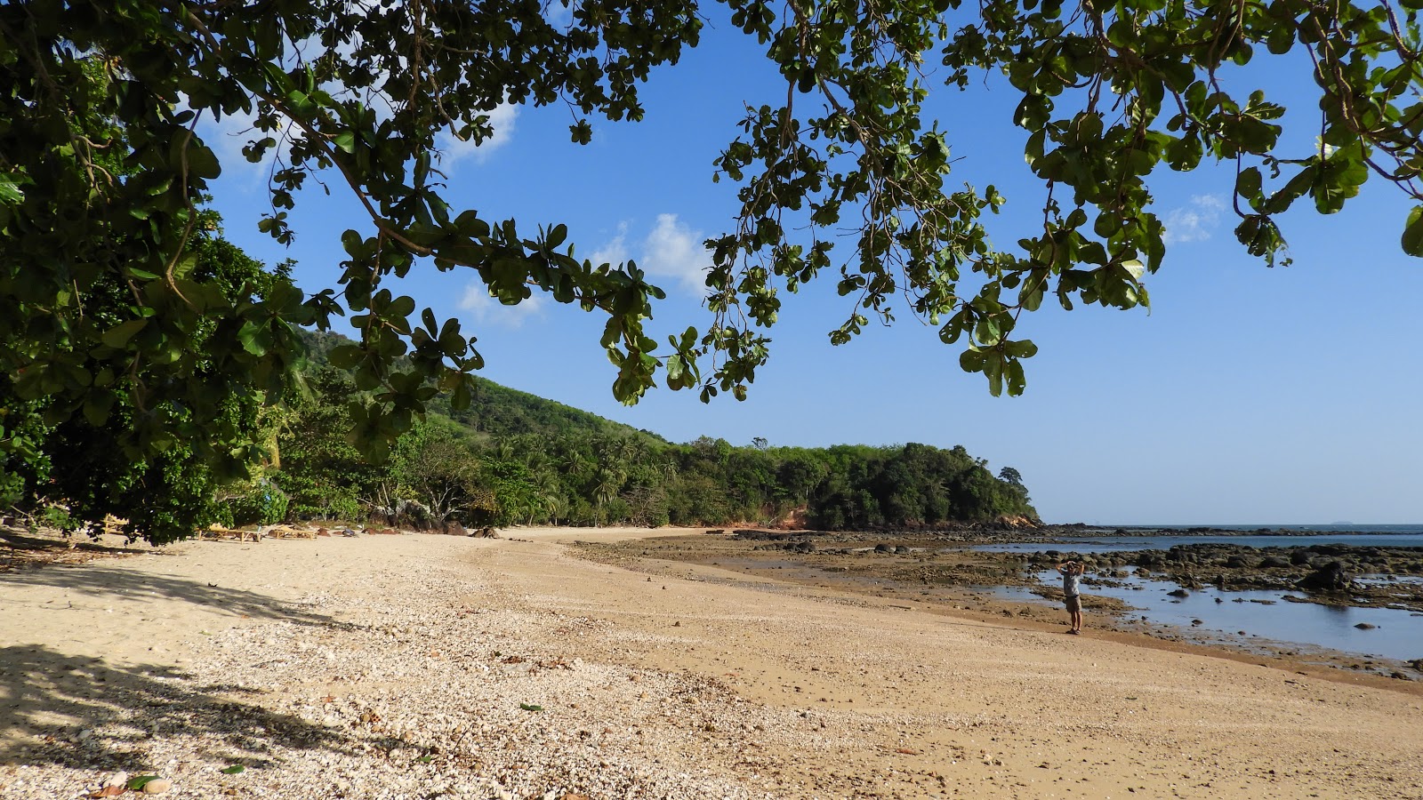 Photo of LangKhao Beach and the settlement