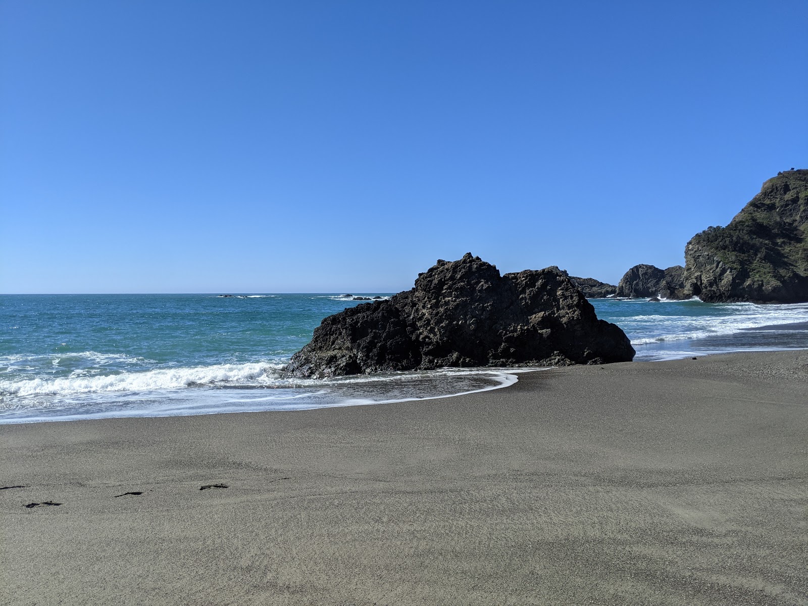 Foto van Navarro Beach met turquoise puur water oppervlakte