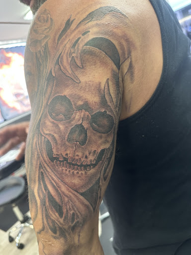 Explore cover up neck tattoo ideas, creative tattoo ideas in Leesport, available at Kens tattoo and body piercing
