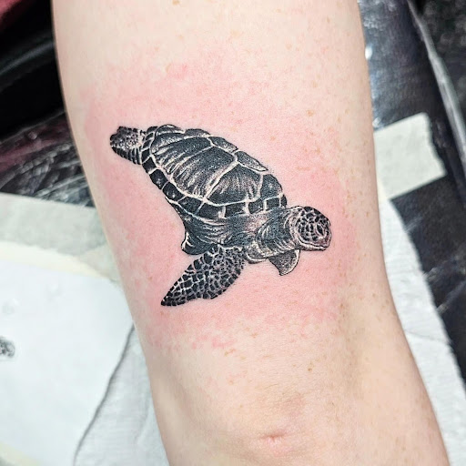 Explore bass tattoos ideas, creative tattoo ideas in Fort Myers, available at Loyal 2 The Coil Tattoos & Piercings (Edison Mall Location Entrance F)