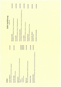 Restaurant servant le petit-déjeuner Hogarts Circus Caffee à Hoppegarten (la carte)