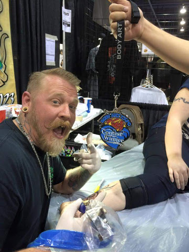 Explore tattoo ideas biker, creative tattoo ideas in Pasadena, available at Outlaw Art Gallery and Tattoos