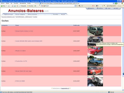 Información y opiniones sobre anuncios baleares de Palma