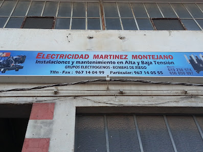 ELECTRICIDAD MARTÍNEZ MONTEJANO. Av. de los Reyes Católicos, 4, 02600 Villarrobledo, Albacete, España