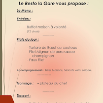 Restaurant Restaurant de la Gare à Grisolles - menu / carte