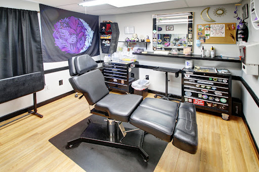 Explore ski tattoo ideas, creative tattoo ideas in Tarpon Springs, available at Legendary Custom Tattoos and Piercings