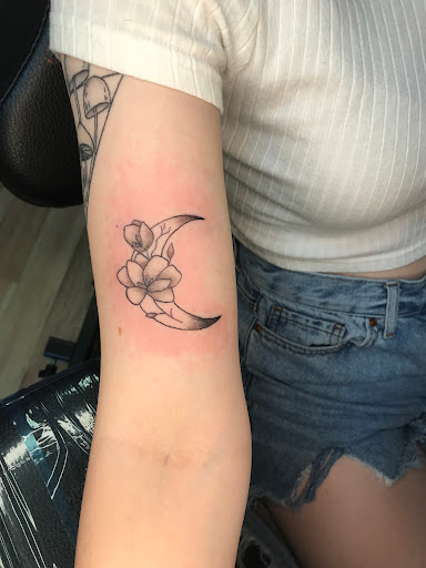 Explore muscle tattoo ideas, creative tattoo ideas in Owensboro, available at BnB Tattoos & Piercings