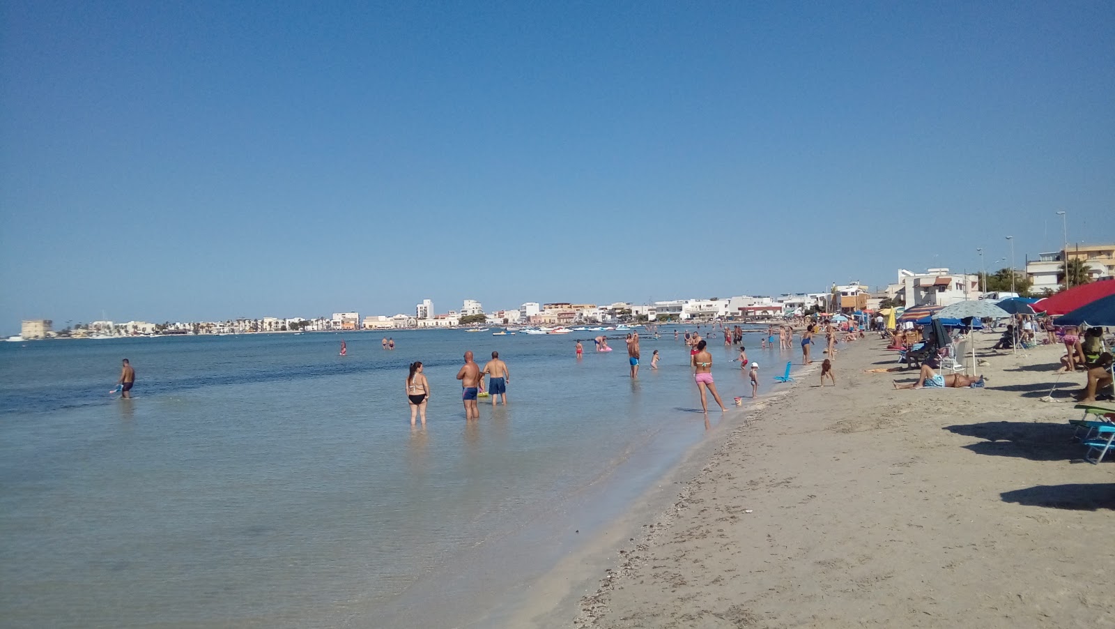 Fotografija Riccione beach z svetel pesek površino