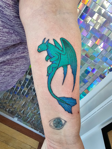 Explore tattoos ideas for women, creative tattoo ideas in Intervale, available at Night in the Forest Tattoo