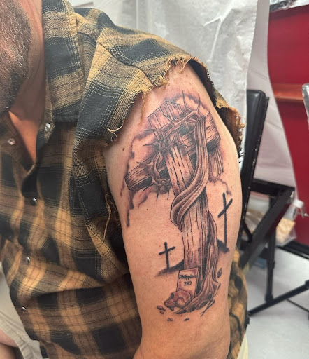 Find best friend tattoo idea for your next unique tattoo in Naples at Body Branding Tattoo Emporium