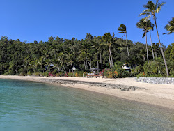 Photo de Palm Bay Beach entouré de montagnes