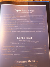 KUZKO à Carry-le-Rouet menu