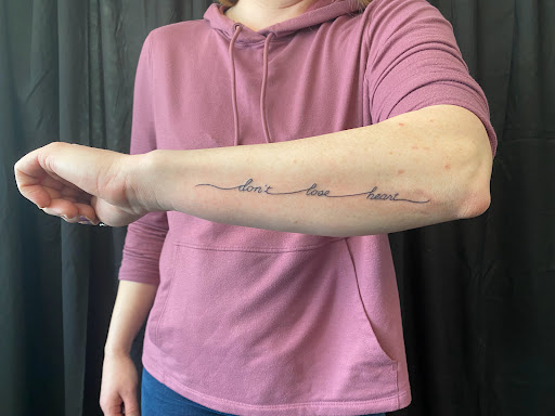 Explore wrap around arm tattoo ideas, creative tattoo ideas in Baker City, available at Blue Lotus Tattoo