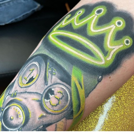 Explore mad hatter tattoo ideas, creative tattoo ideas in Aledo, available at Elevated Tattoo & Piercing