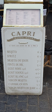 Capri Saint-Honoré à Paris carte