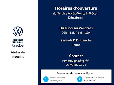 Volkswagen Utilitaires Mougins à Mougins